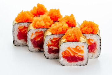 restaurant food on a white background