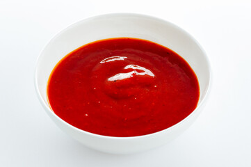 restaurant food on a white background