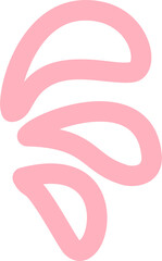 Handdrawn cute abstract scribble 