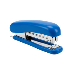 Blue Stapler Image on Transparent  background