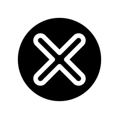 Obraz premium Cross mark icon