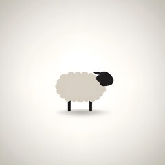 vector illustration of a goat