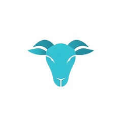 Fototapeta premium goat isolated on white