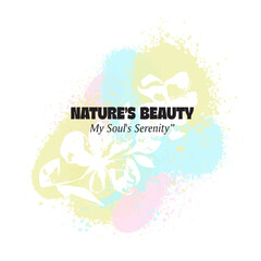 Nature's Beauty – Serene Floral Soul T-Shirt for Nature Lovers.