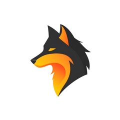 Obraz premium wolf vector illustration