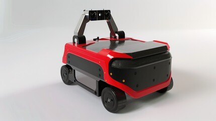 Fototapeta premium Logistics Robots: Transforming Supply Chains with Automated Precision