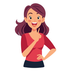 happy woman tells secret by putting palm to mouth