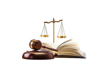 Justice Law Gavel Book Scales Legal Theme