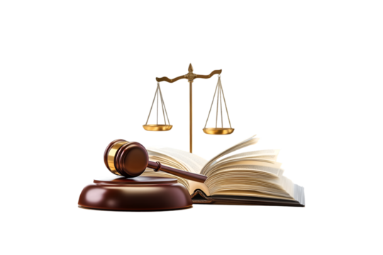 Justice Law Gavel Book Scales Legal Theme