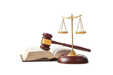 Gavel Scales Justice Book Law Legal System