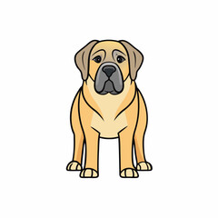 Obraz premium dog with a bone