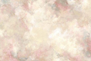 Obraz premium Soft pink hues gently blend into ivory on a textured paper background, evoking a serene and minimalist aesthetic.
