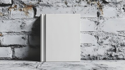 blank white minimalist book mockup