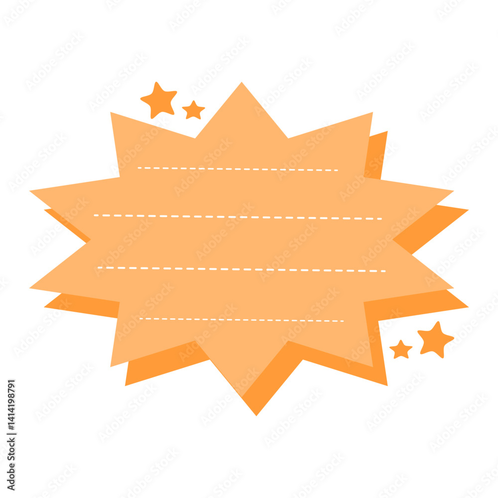 Poster message bubbles message frames