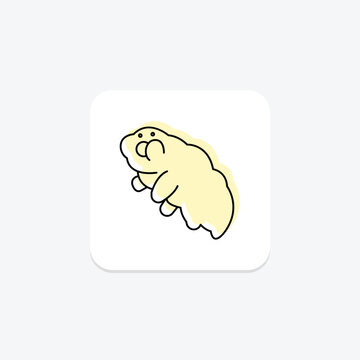 Tardigrade, vector, pixel perfect, illustrator file