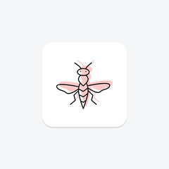 Gallwasp, vector, pixel perfect, illustrator file