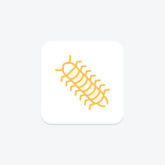 Millipede, vector, pixel perfect, illustrator file