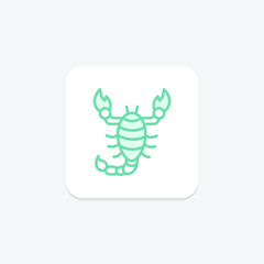 Scorpion, vector, pixel perfect, illustrator file
