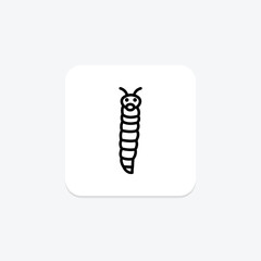 Glowworm, vector, pixel perfect, illustrator file