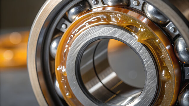 High quality ball bearing showcasing precision engineering lubrication essential for machinery performance in various applications