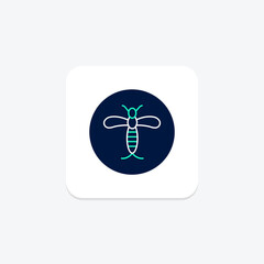 Mayfly, vector, pixel perfect, illustrator file