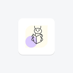 Fototapeta premium Book, vector, pixel perfect, illustrator file