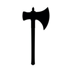 axe isolated on white