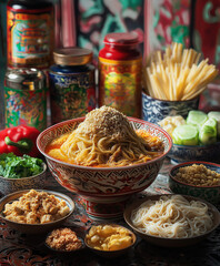 traditional Thai street food