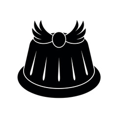 vector illustration of a skull with a crown