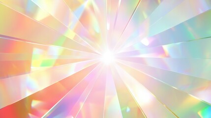 Obraz premium Colorful Light Reflections with Rainbow Effect and Soft Glow