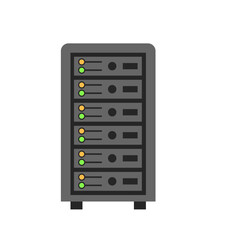 Obraz premium Illustration of a Server Rack