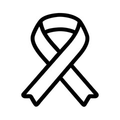 Awareness Ribbon for Support Causes Icon Design