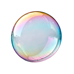 soap bubbles on a white background
