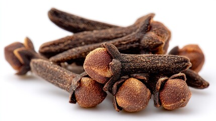 Obraz premium Close-up of Aromatic Cloves: A Detailed Still Life