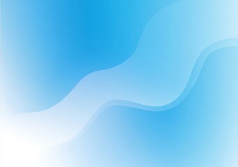 Obraz premium Light Blue and White Gradient Background in Minimalist Style