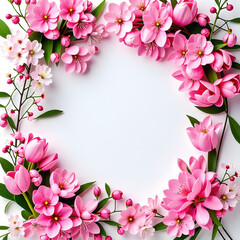 Obraz premium flower frame