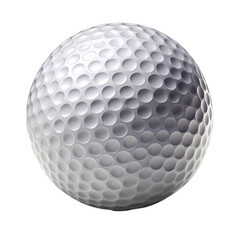 Golf Ball Image High Resolution Closeup Photo isolated on transparent background