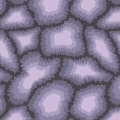 Purple seamless texture resembling salt crystals or coral formations with a soft organic structure.