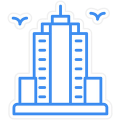 Skyscraper icon style