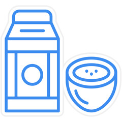 Coconut Milk icon style