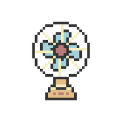 home fan object pixel art