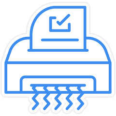 Shredder icon style