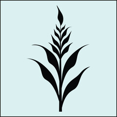 Fototapeta premium Crop Silhouette, Rural