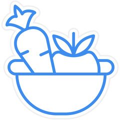 Healthy Eating icon style