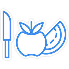 Healthy Food icon style