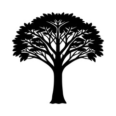 Obraz premium African Tree Silhouette
