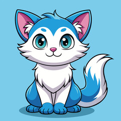 Cute cartoon cat 