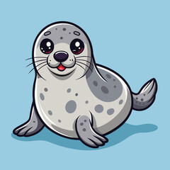 Seal Vector cartoon illustration