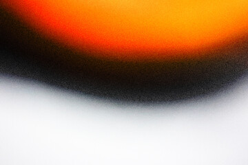 Abstract grainy background, dark dynamic banner backdrop orange white black glowing color gradient noise texture poster header wallpaper cover design