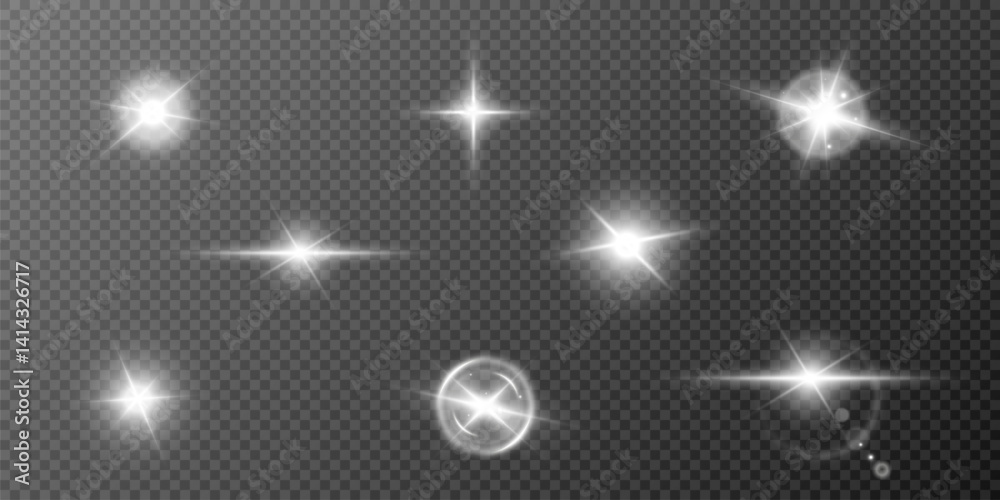 Fototapete Magic spiral with sparkles.White light effect.Glitter particles with lines.Swirl effect.Texture of cold winter wind. Holiday vector snowstorm. Christmas cold snowstorm effect.Light effect.	